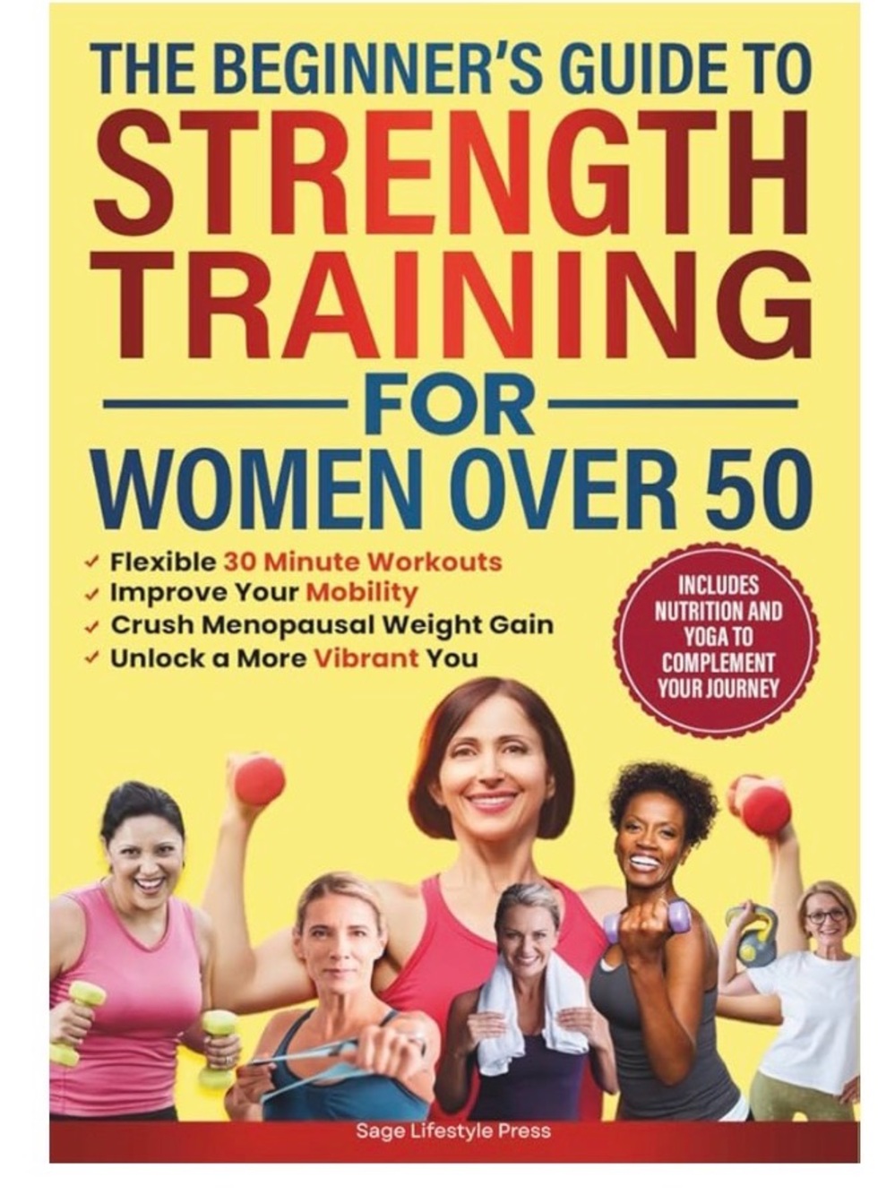Strength Training for Women Over 50 – Yellow Cover